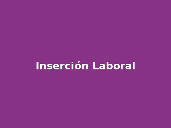 Sesión de orientación laboral